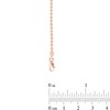 Thumbnail Image 3 of 2.0mm Bead Chain Necklace in Solid 14K Rose Gold