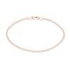 Thumbnail Image 1 of 2.0mm Bead Chain Bracelet in Solid 14K Rose Gold - 7.5"