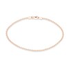 Thumbnail Image 0 of 2.0mm Bead Chain Bracelet in Solid 14K Rose Gold - 7.5"