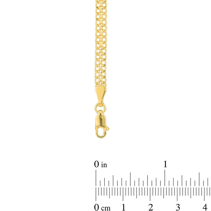 4.3mm Diamond-Cut Hollow Bismark Chain Necklace in 14K Gold