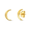 Thumbnail Image 1 of Crescent Moon Stud Earrings in 10K Gold