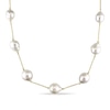 Thumbnail Image 1 of 11.0-13.0mm South Sea Cultured Pearl Bead Station Necklace in 14K Gold