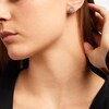 Thumbnail Image 1 of 2 CT. T.W. Diamond Flower Frame Stud Earrings in 10K Gold