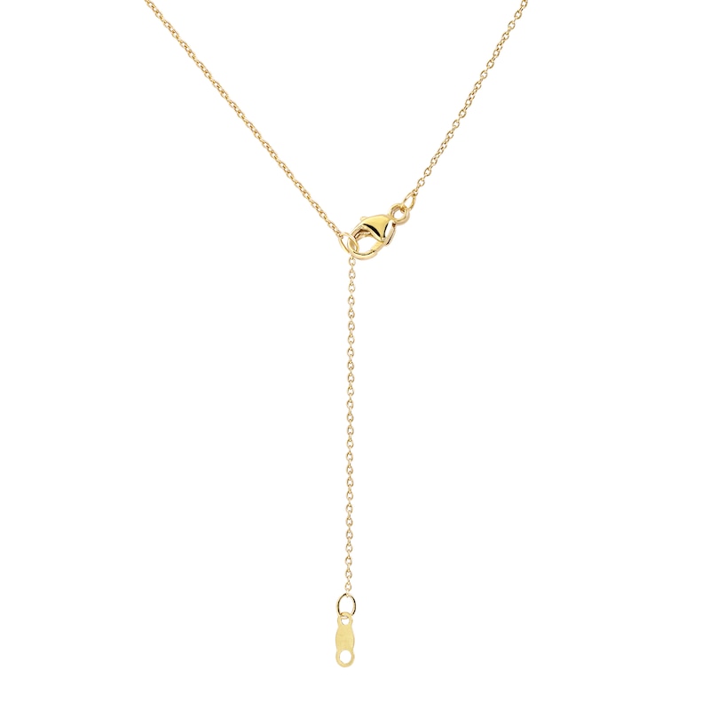 Main Image 3 of 1/8 CT. T.W. Diamond Infinity Heart Lariat-Style Necklace in Sterling Silver with 14K Gold Plate - 19"