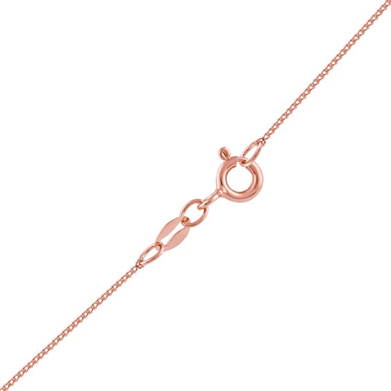 1/3 CT. T.w. Diamond Graduated Cross Pendant in 10K Rose Gold