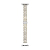 Thumbnail Image 1 of Ladies' Kate Spade Apple Straps Crystal Accent Two-Tone Interchangeable Scallop Link Band Attachment (Model: KSS0116)