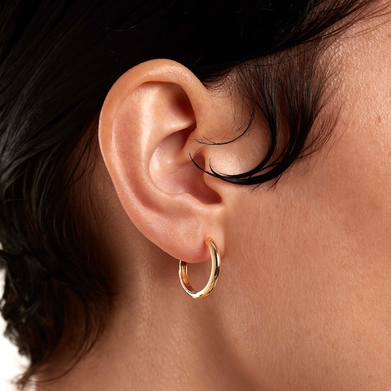 PDPAOLA™ at Zales Huggie Hoop Earrings in 14K Gold