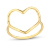 Thumbnail Image 1 of Heart Outline Ring in 14K Gold
