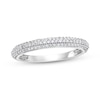 Thumbnail Image 1 of 1/3 CT. T.W. Diamond Pavé Multi-Row Band in 10K White Gold
