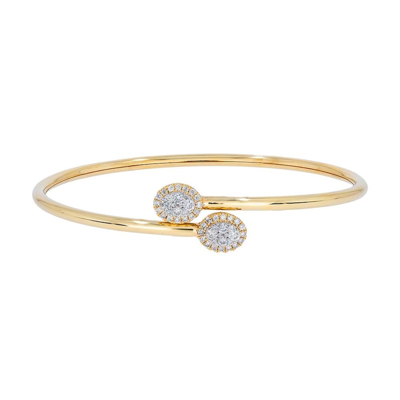 Flexible Diamond Bangle Bracelet (1 ct)