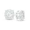 2 CT. T.W. Certified Lab-Created Diamond Frame Stud Earrings in 14K White Gold (F/SI2)