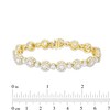 Thumbnail Image 4 of 10 CT. T.W. Diamond Frame Alternating Line Bracelet in 10K Gold