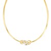 Thumbnail Image 1 of 1/4 CT. T.W. Diamond Infinity Loop Pendant in 10K Gold – 17"