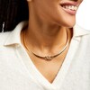 Thumbnail Image 2 of 1/4 CT. T.W. Diamond Infinity Loop Pendant in 10K Gold – 17"