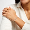 Thumbnail Image 2 of 3 CT. T.W. Diamond Geometric Frames Tennis Bracelet in 10K Gold