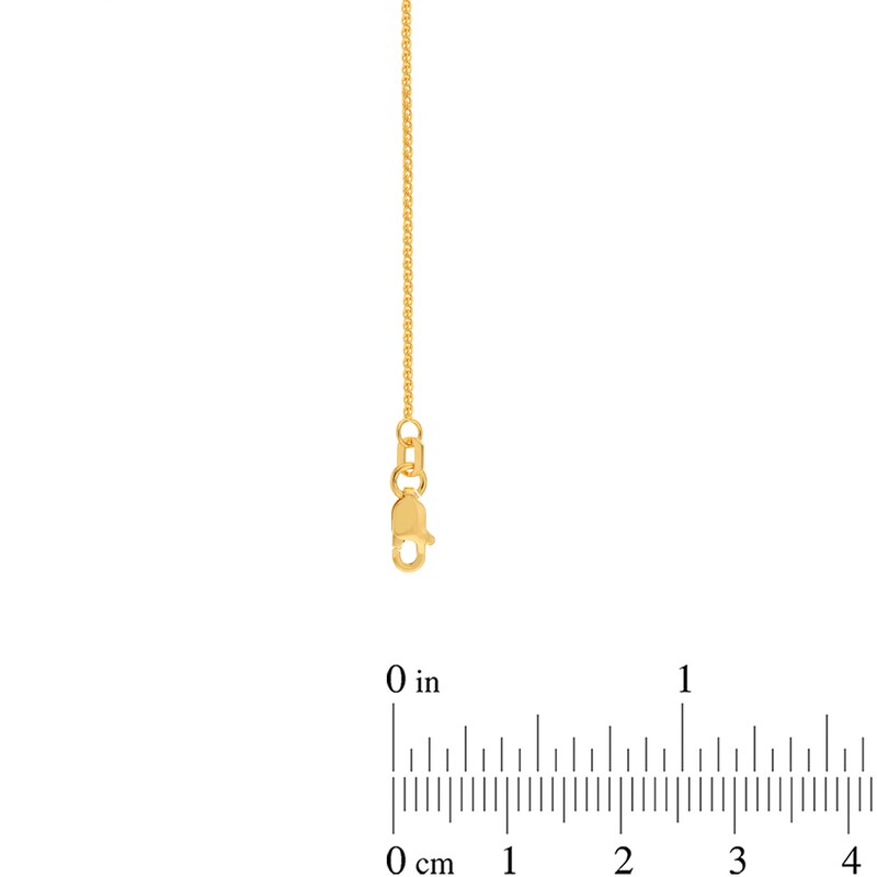 Main Image 3 of Men's Diamond-Cut Faceted Cross Pendant in 14K Gold