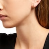 1/6 CT. T.W. Diamond Double-Row Huggie Hoop Earrings in 10K Gold