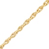 Thumbnail Image 0 of 5.5mm Diamond-Cut Rolo Chain Bracelet in Hollow 10K Gold – 7.5"