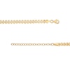 Thumbnail Image 3 of 4.06mm Laurel Leaf Stampato Chain Choker Necklace in Hollow 10K Gold – 16"