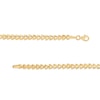 Thumbnail Image 2 of 4.06mm Laurel Leaf Stampato Chain Bracelet in Hollow 10K Gold – 7.5"