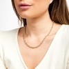 Thumbnail Image 2 of 5.5mm Diamond-Cut Rolo Chain Necklace in Hollow 10K Gold