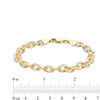 Thumbnail Image 4 of 6.29mm Diamond-Cut Cable Chain Bracelet in Solid 10K Two-Tone Gold - 8.0"