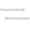 Thumbnail Image 3 of 4 CT. T.W. Pear-Shaped Multi-Diamond Line Bracelet in 10K White Gold – 7.5"