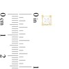 Thumbnail Image 3 of 1 CT. T.W. Certified Princess-Cut Lab-Grown Diamond Solitaire Stud Earrings in 14K Gold (F/SI2)