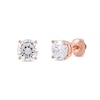 Thumbnail Image 1 of 2 CT. T.W. Certified Lab-Grown Diamond Solitaire Stud Earrings in 14K Rose Gold (F/SI2)