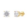Thumbnail Image 1 of 3 CT. T.W. Certified Lab-Created Diamond Solitaire Stud Earrings in 14K Gold (F/SI2)