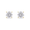 Thumbnail Image 3 of 3 CT. T.W. Certified Lab-Created Diamond Solitaire Stud Earrings in 14K Gold (F/SI2)