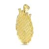 Thumbnail Image 2 of Men's Crowned Lion Head Pendant Charm in 10K Gold