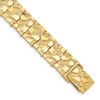 Thumbnail Image 0 of Men's 17.0mm Nugget Link Bracelet in 10K Gold - 8.0"