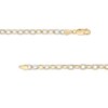 Thumbnail Image 3 of 4.82mm Diamond-Cut Cable Chain Necklace in Solid 10K Two-Tone Gold - 18"