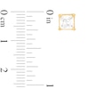 Thumbnail Image 3 of 2 CT. T.W. Certified Princess-Cut Lab-Grown Diamond Solitaire Stud Earrings in 14K Gold (F/SI2)