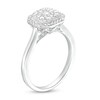 Thumbnail Image 3 of 3/8 CT. T.W. Multi-Diamond Octagonal Frame Ring in 10K White Gold