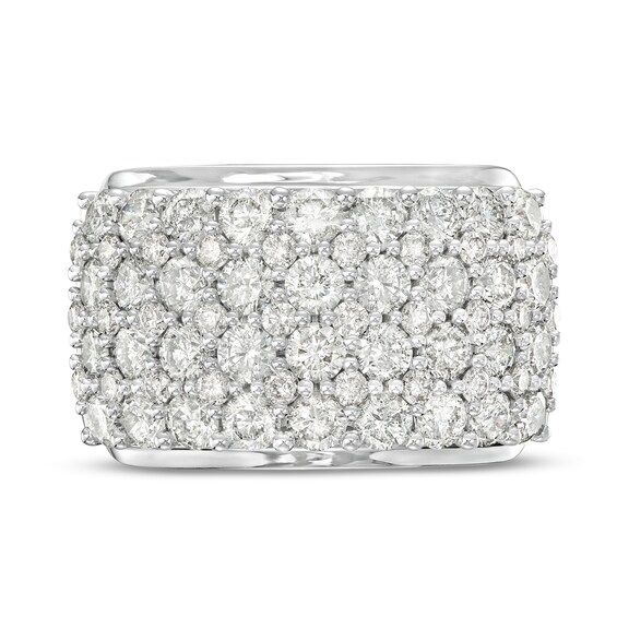 3-1/2 CT. T.w. Diamond Multi-Row Anniversary Band in 10K White Gold