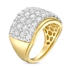 Thumbnail Image 3 of 3-1/2 CT. T.W. Diamond Multi-Row Anniversary Band in 10K Gold