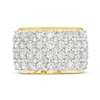 Thumbnail Image 4 of 3-1/2 CT. T.W. Diamond Multi-Row Anniversary Band in 10K Gold
