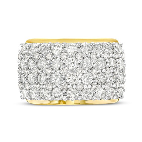 3-1/2 CT. T.w. Diamond Multi-Row Anniversary Band in 10K Gold