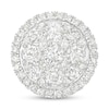 Thumbnail Image 4 of 5 CT. T.W. Multi-Diamond Frame Multi-Row Engagement Ring in 10K White Gold