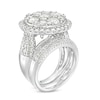 Thumbnail Image 3 of 4-1/2 CT. T.W. Multi-Diamond Frame Multi-Row Bridal Set in 14K White Gold