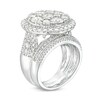 Thumbnail Image 3 of 4-1/2 CT. T.W. Multi-Diamond Frame Multi-Row Bridal Set in 10K White Gold