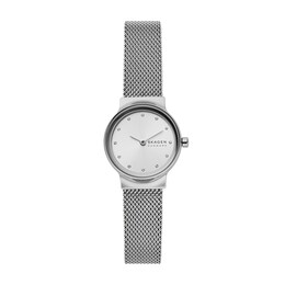 Ladies' Skagen Freja Crystal Accent Watch with Silver-Tone Dial (Model: SKW2715)