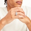 Thumbnail Image 2 of 1 CT. T.W. Diamond Double Row Columns Ring in 10K White Gold