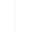 Thumbnail Image 4 of 1/4 CT. T.W. Diamond Station Backdrop Necklace in Sterling Silver