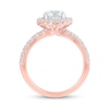 Thumbnail Image 2 of Certified Lab-Created Diamond Center Stone 2-1/4 CT. T.W. Frame Engagement Ring in 14K Rose Gold (F/VS2)