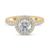 Thumbnail Image 1 of Certified Lab-Grown Diamond Center Stone 2-1/4 CT. T.W. Frame Engagement Ring in 14K Gold (F/VS2)
