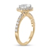 Thumbnail Image 2 of Certified Lab-Grown Diamond Center Stone 2-1/4 CT. T.W. Frame Engagement Ring in 14K Gold (F/VS2)