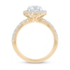 Thumbnail Image 3 of Certified Lab-Grown Diamond Center Stone 2-1/4 CT. T.W. Frame Engagement Ring in 14K Gold (F/VS2)